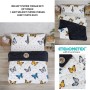 ETE HOMETEX ÇİFT KİŞİLİK LÜX WELSOFT YORGAN 195X215CM KELEBEK ANTRASİT 8696474231941